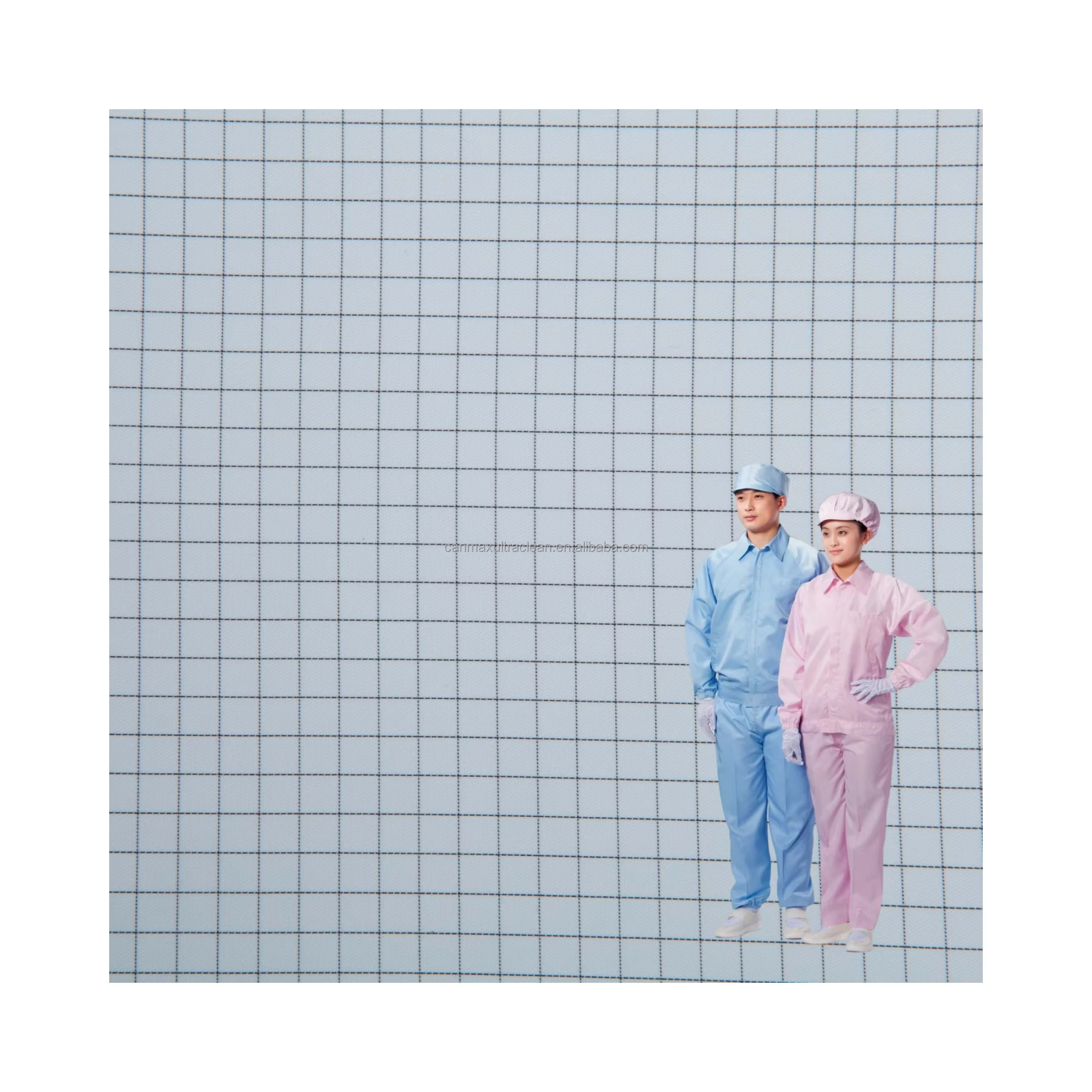 20PCS Blue Anti-static Anti Static ESD Dust Filter Polyester Monofilament Fabric Antistatic ESD Grid Fabric For T Shirts