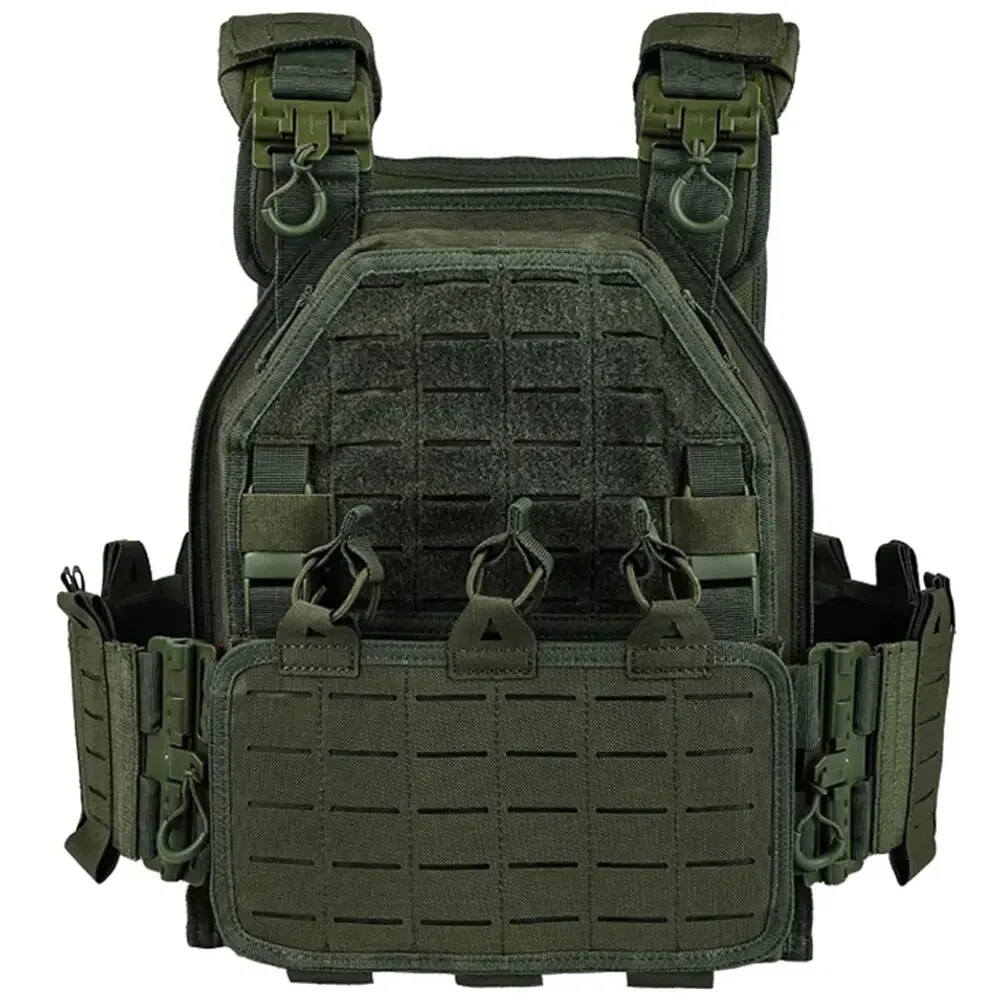 Chaleco táctico 1000D, chaleco de adiestramiento al aire libre, expansión MOLLE multifuncional, práctico chaleco de liberación rápida impermeable