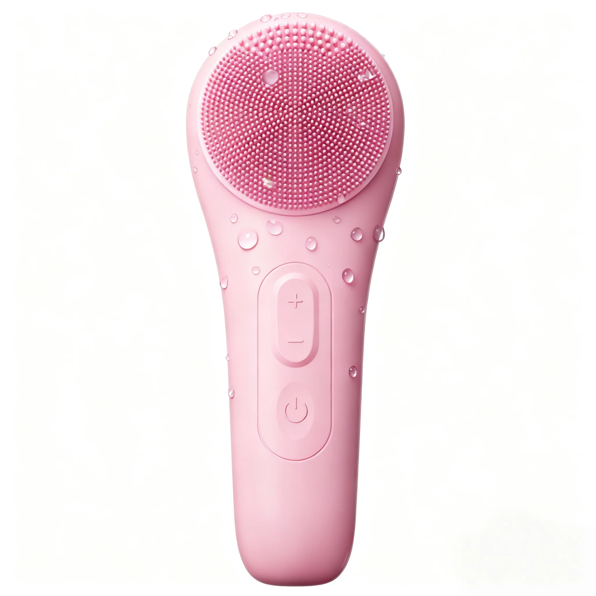Dispositif de lavage du visage en Silicone, compresse chaude, Massage, charge ultrasonique, brosse de lavage du visage, étanche, nettoyeur électrique à vibrations
