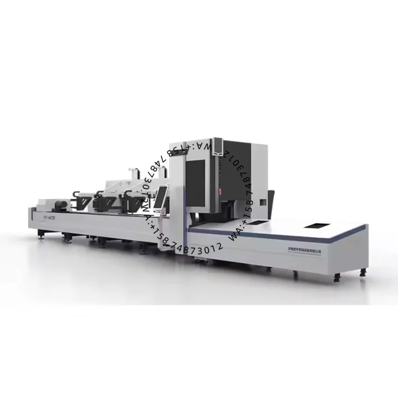 Professional  Angle and Channel Profile Steel  Cnc Automatic Tube Cut ting Machine Industrial