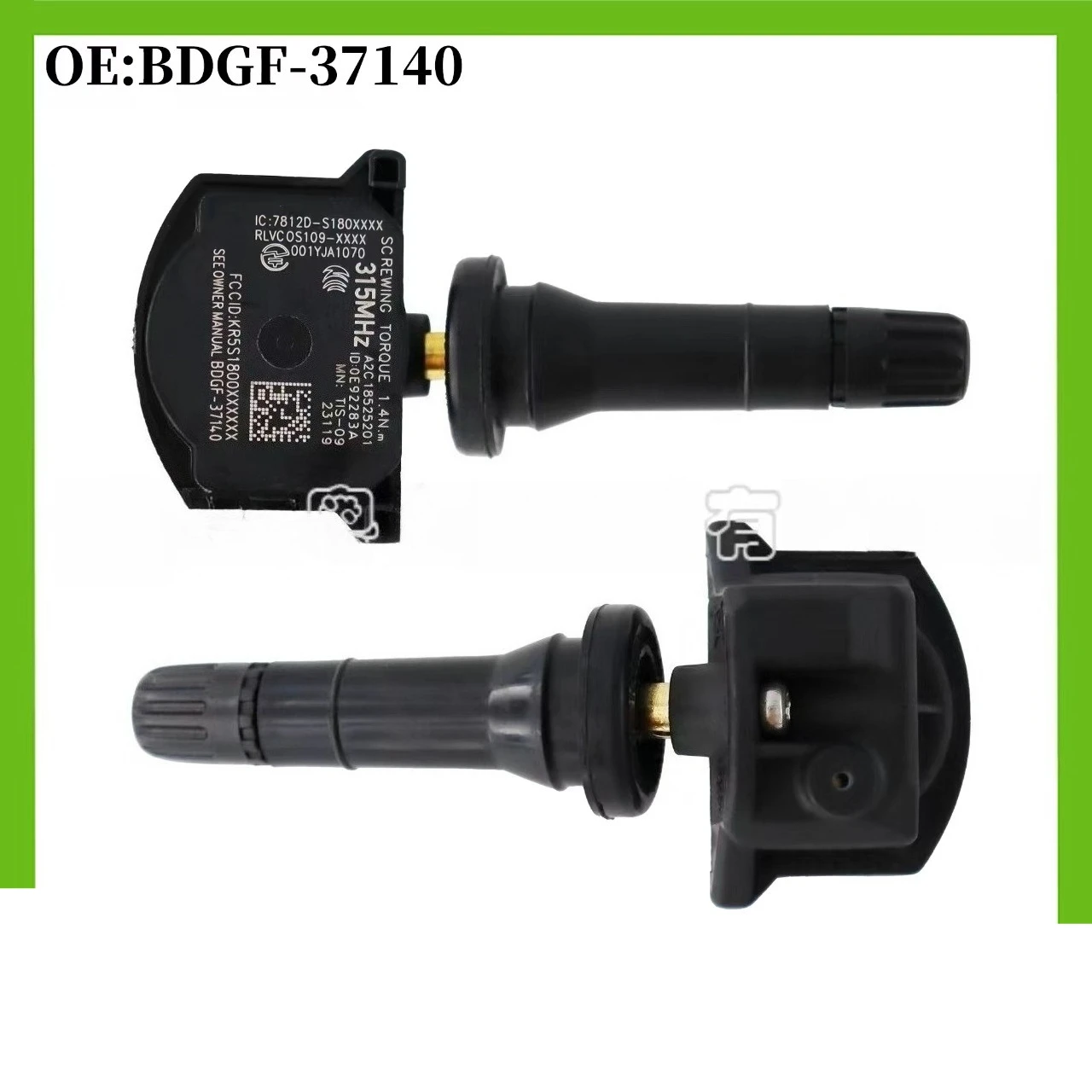 

BDGF-37-140 1/4pcs tpms Tire Pressure Sensor for 2019-2020 Mazda 6 for Mazda 3 6 CX-30 CX-9 BDGF37140