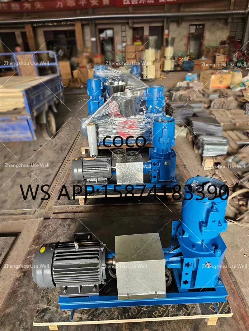 Small Farm Diesel Feed Pellet Machine Grass Pellet Mill for Cow Poultry Feed Including Spare Parts