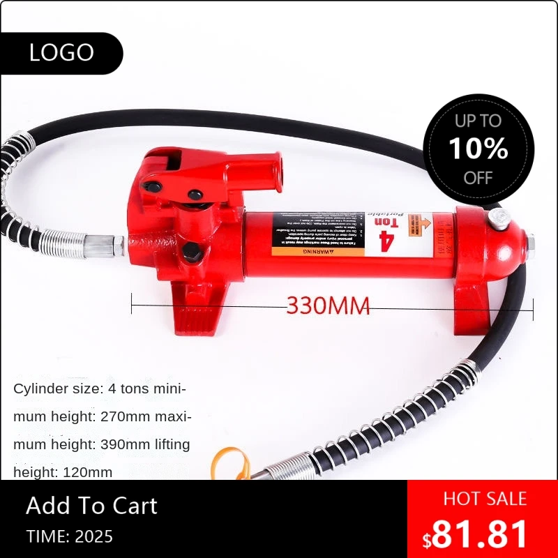 

080808Vigorously Separate jack, car shape maintenance tool, hydraulic jack, 4T lifting weight, portable design manua