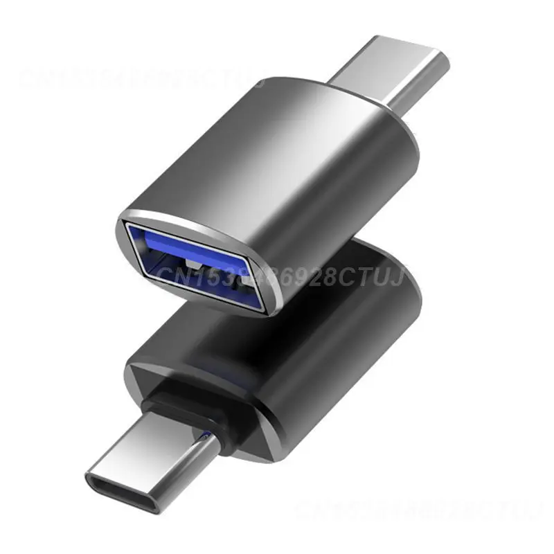 1~5PCS Type-c To Usb3.0 Female Adapter Plug And Play Portable For Computers Car Chargers Hard Drives Usb C Otg Connector