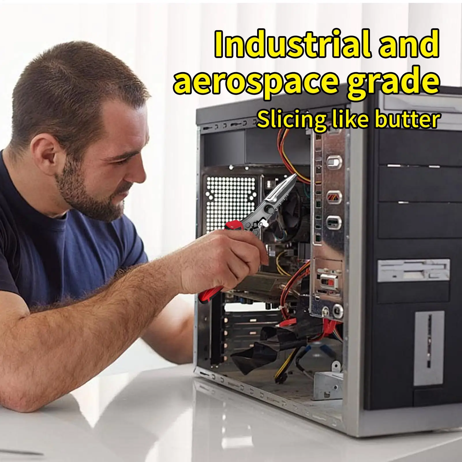 

Ножницы для резки металла, авиационный резак, стальная ножница для металлического листа, олова, нержавеющая сталь, алюминий, медная проволока, промышленная конструкция