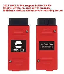 2023 VNCI 6154A DOIP ODIS 9.10 car obd2 scanner diagnostic tools VW AUDI support CAN FD/DOIP