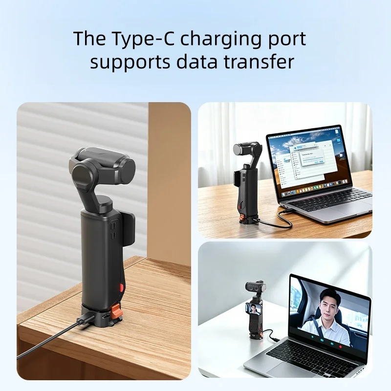 Quick Release Charging Adapter Mount for Insta360 Luna Ultra, Aluminum Alloy Bracket Expansion Base with 1/4 Screw Hole