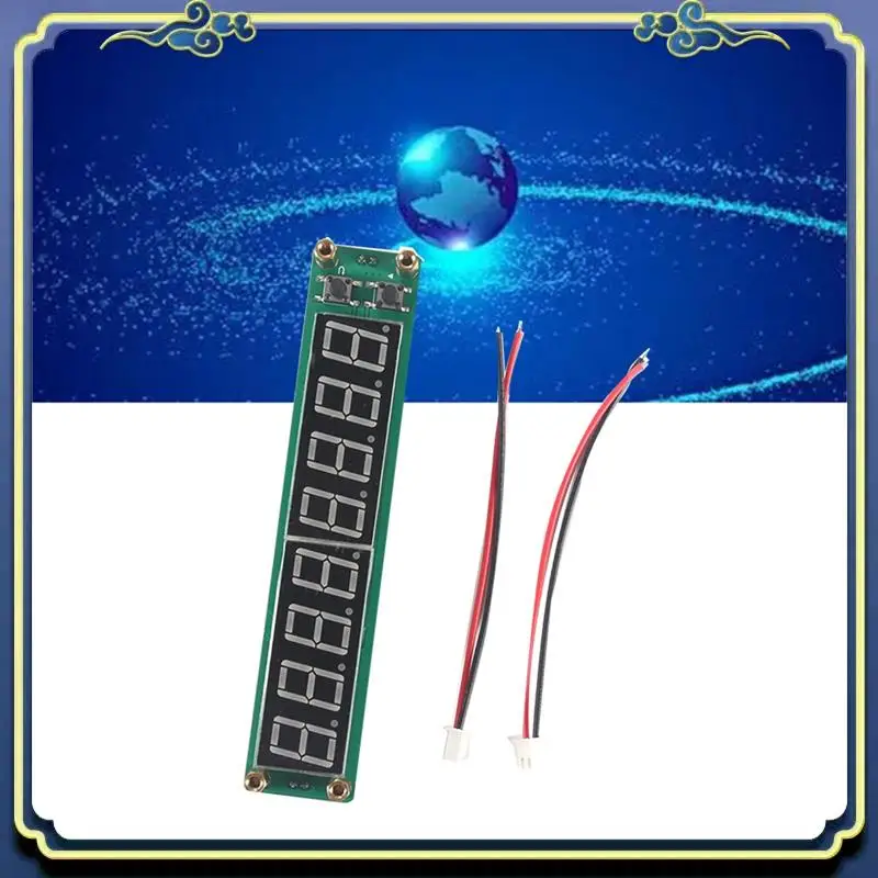 Frequenzmessermodul PLJ-8LED-R Frequenzanzeige Messung 0,1 MHz-2400 MHz Frequenzanzeige Komponentenmodul, B