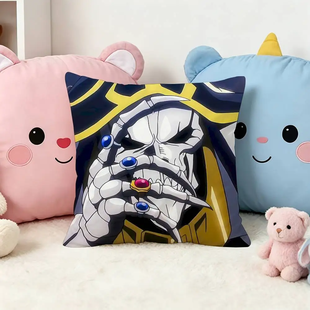 Overlord Ainz Ooal Gown  Square Pillow Case Multi Sizes For Car Home Bedroom Decor Custom Valentine Gifts