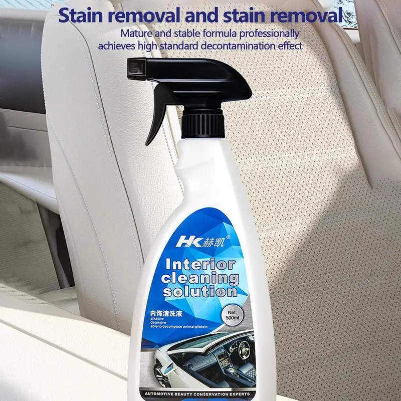 Car Detailing Spray Multipurpose Upholstery Stain Remover High Performance Automotive Cleaning Products For Various Models