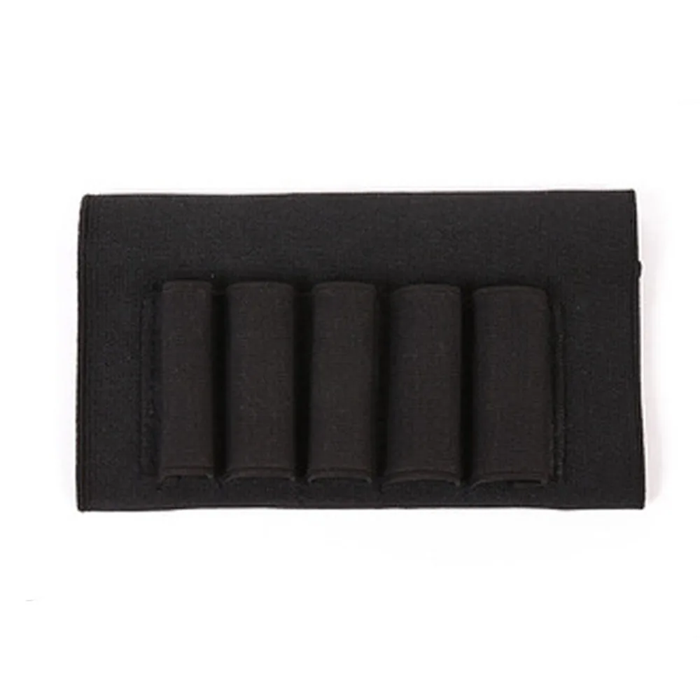 Hunting Shotgun Cartridge Belt Airsoft Magazine Pouch Tactical 5 Shotgun Shell 12 / 20GA Bandolier Gauge Ammo Holder Bag view 5