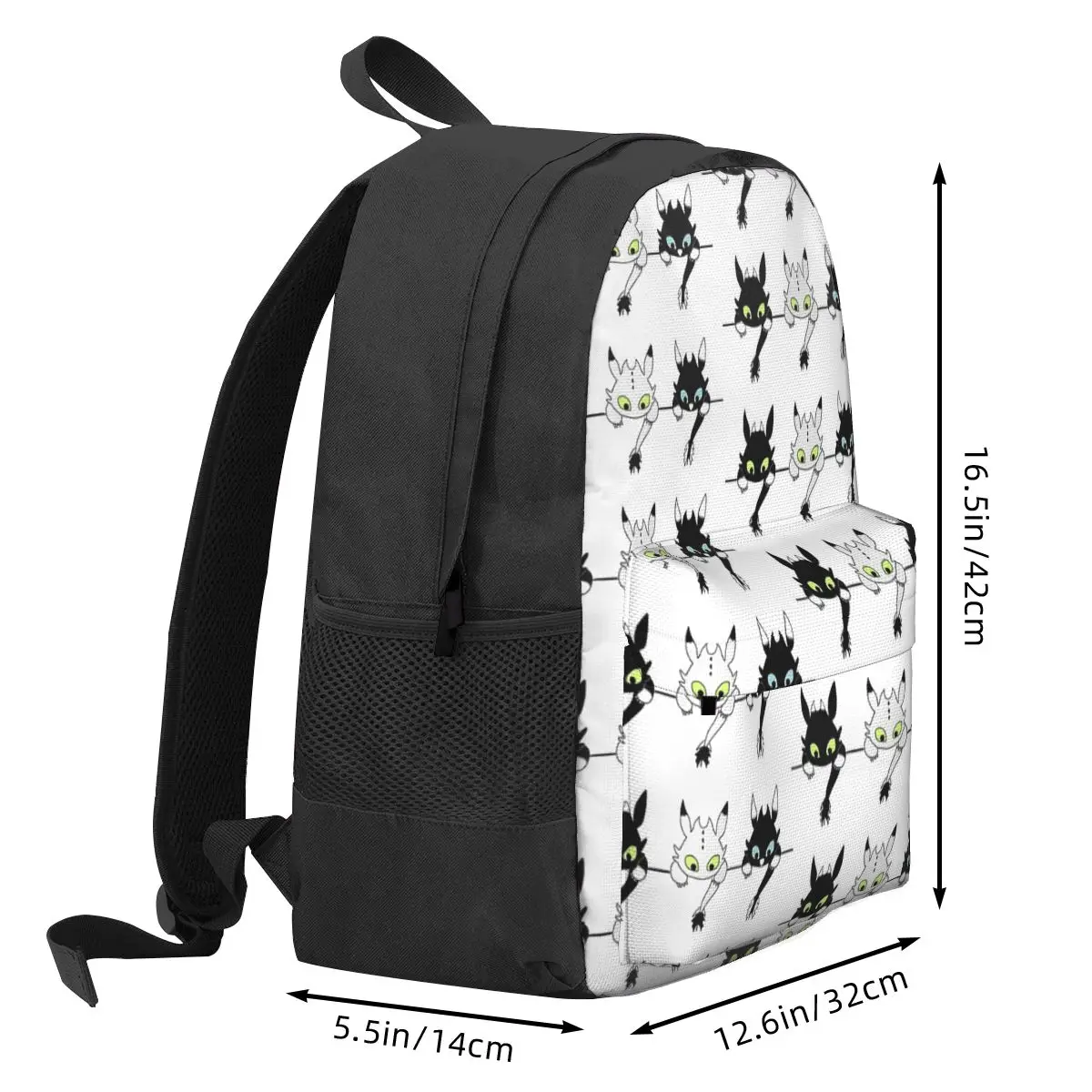 Toothless Babies Backpacks Boys Girls Bookbag Students School Bags Cartoon Kids Rucksack Shoulder Bag Large Capacity