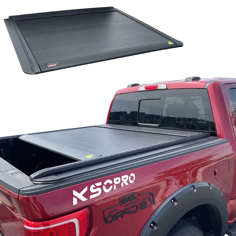 KSCPRO Electric Retractable Truck Bed Roller Shutter Pickup Tonneau Cover for  2009-2024 Dodge Ram 1500 5.7'  without Rambox