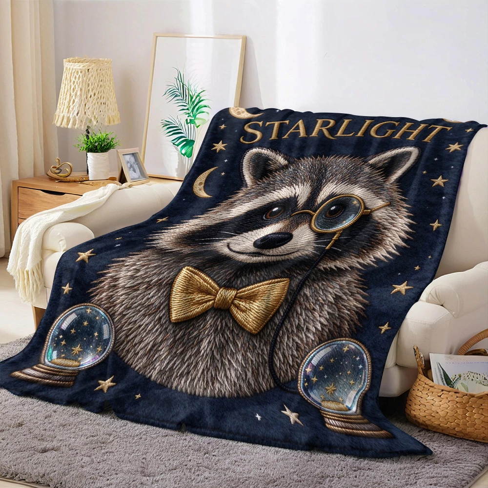 Stitch Burgundy Ginger Flannel Fleece Blanket Soft Cozy Throw Blanket for Couch Bed Sofa Lightweight Plush Bed Blanket