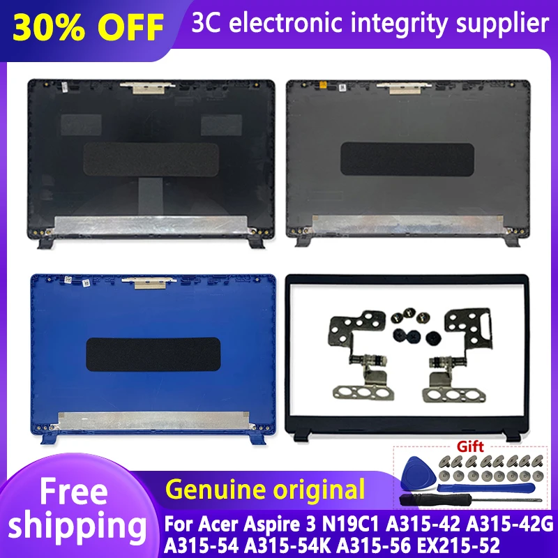 

NEW For Acer Aspire 3 N19C1 A315-42 A315-42G A315-54 A315-54K A315-56 EX215-52 LCD Back Cover Rear Lid Bezel Hinge A315 Top Case