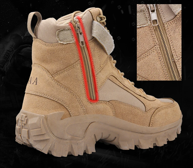 Neue männer Stiefel Taktische Schuhe Outdoor Turnschuhe Wanderschuhe Bergsteigen Walking Jogging Stiefeletten Botas Cuturno Masculinas – Detail 5
