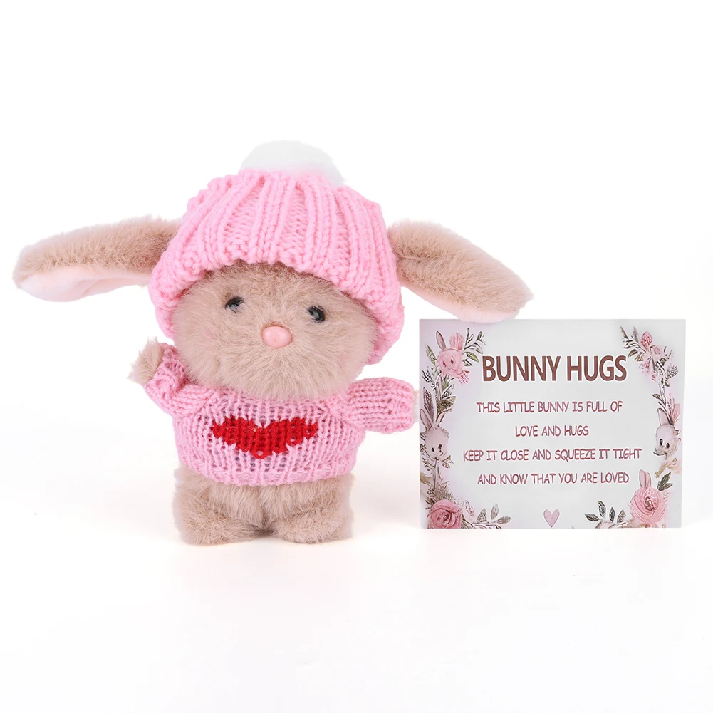 Mini Conejito de Peluche, Lindo Regalo de Pascua, Conejito de Peluche Suave, Muñeco de Conejito de Pascua, Regalos para Niñas, Niños y Bebés