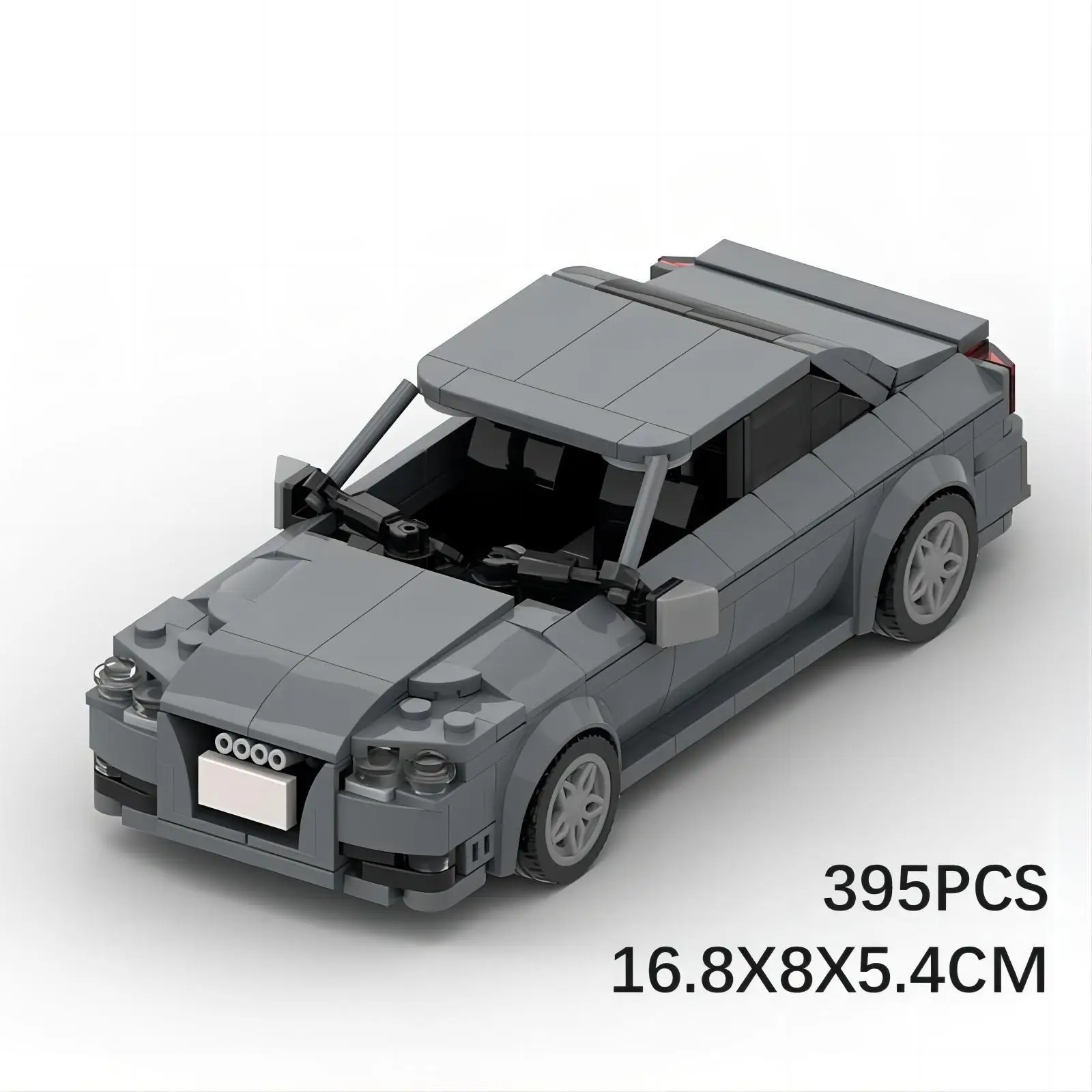 Technical Car MOC Speed Champions Audied RS4 Creative Expert Supercar Building Blocks Kid Toys Adults Christmas Birthday Gift