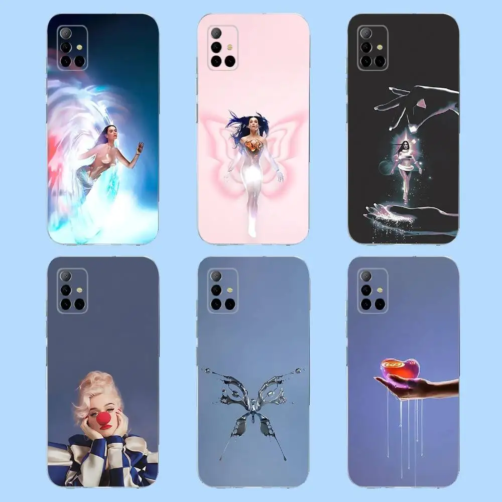 

K-Katy Singer Perry Phone Case For Samsung S 23,22,10,9,8 A 71,52,51,30,21S,12 PIus,E,Lite Note20 Ultra Clear Soft