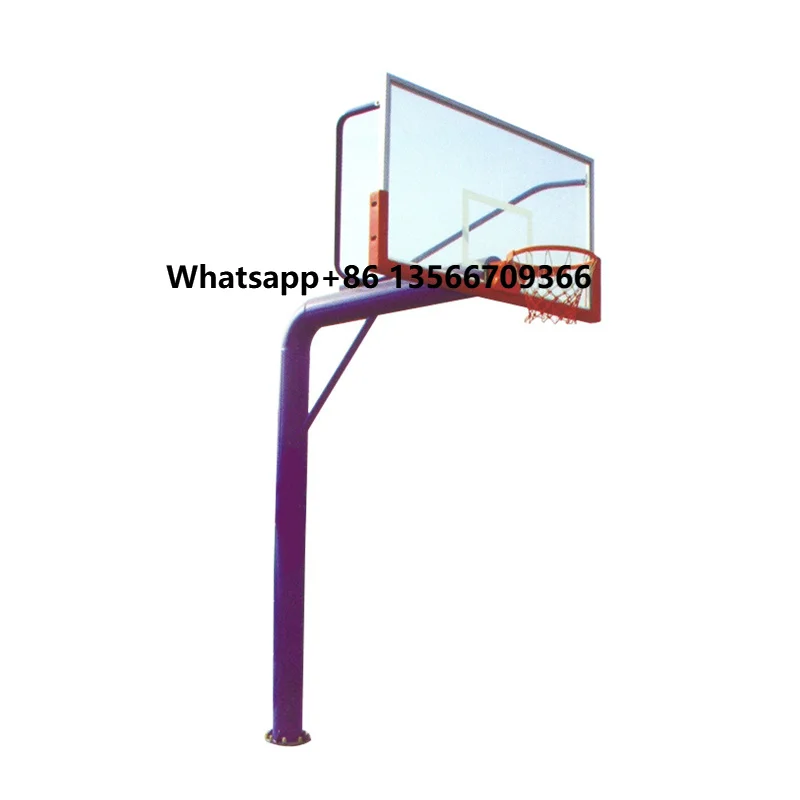 

Fix Height Basketball Hoop Sports Training Equipment Inground Basketball Goal School/Park Basketball Stand
