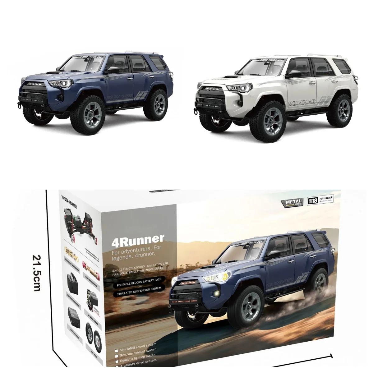 

Игрушка 1/18 11,1 дюйма HG RC Off Road Car HG4 209 4WD Радиоуправление Гусеничные автомобили Модель автомобиля Звук Свет Дым для мальчиков Подарок