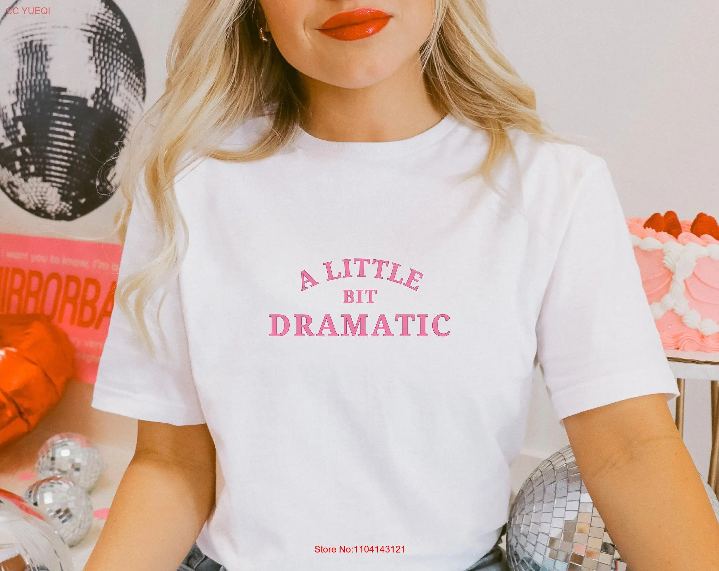 

Топ Coquette A Little Bit Dramatic Preppy Stuff Женская футболка SweaT Shirtnage Girl Саркастическая для нее