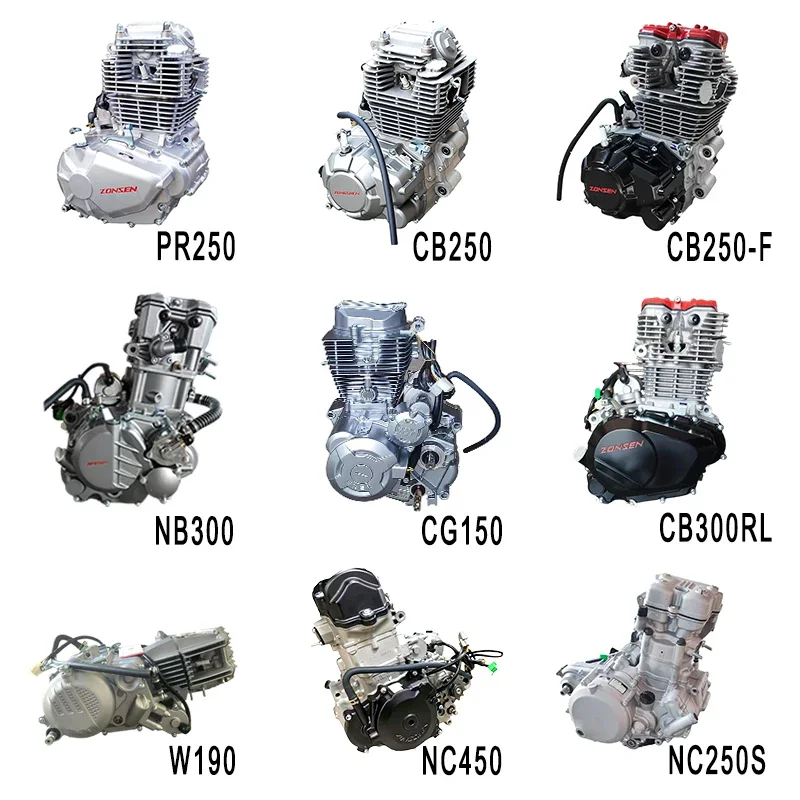Hot Sale Motorcycle 2 Stroke  AX100 Lifan Complete Engine 100cc Electrical Kick Start Motor Spare Parts Suppliers view 4