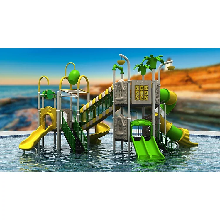 Seaside Style Water Slide Kids' Aquatic Fun Zone Spark Curiosity Team Play Active Learning