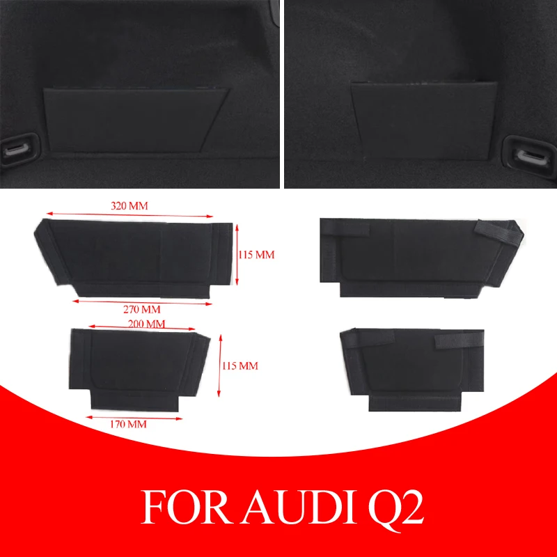 

Trunk storage and sorting box baffle Trunk isolation board For Audi Q2 2011-2017 Car Accessories