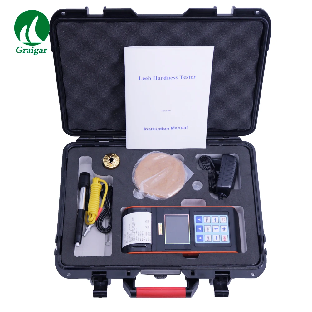 

Graigar KH-530 Dual-Display Hardness Tester Durometer with Built-in Printer True Color HL HB HRB HRC HRA HV HS 1 Year Warranty