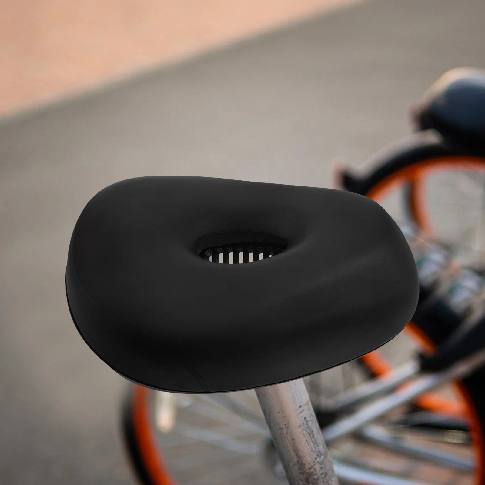 Electric Bike Seat Waterproof Wide Soft High Elasticity Comfortable Cushion Adjustable Height Durable Replacement