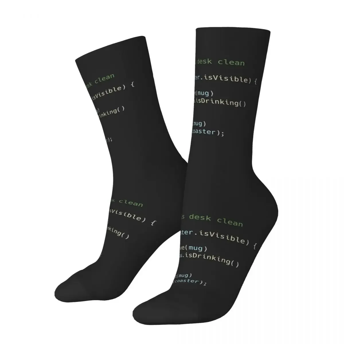 The Perfect Coaster For Programmers Socks Harajuku Absorbing Stockings All Season Long Socks Accessories for Man's Woman's Gifts