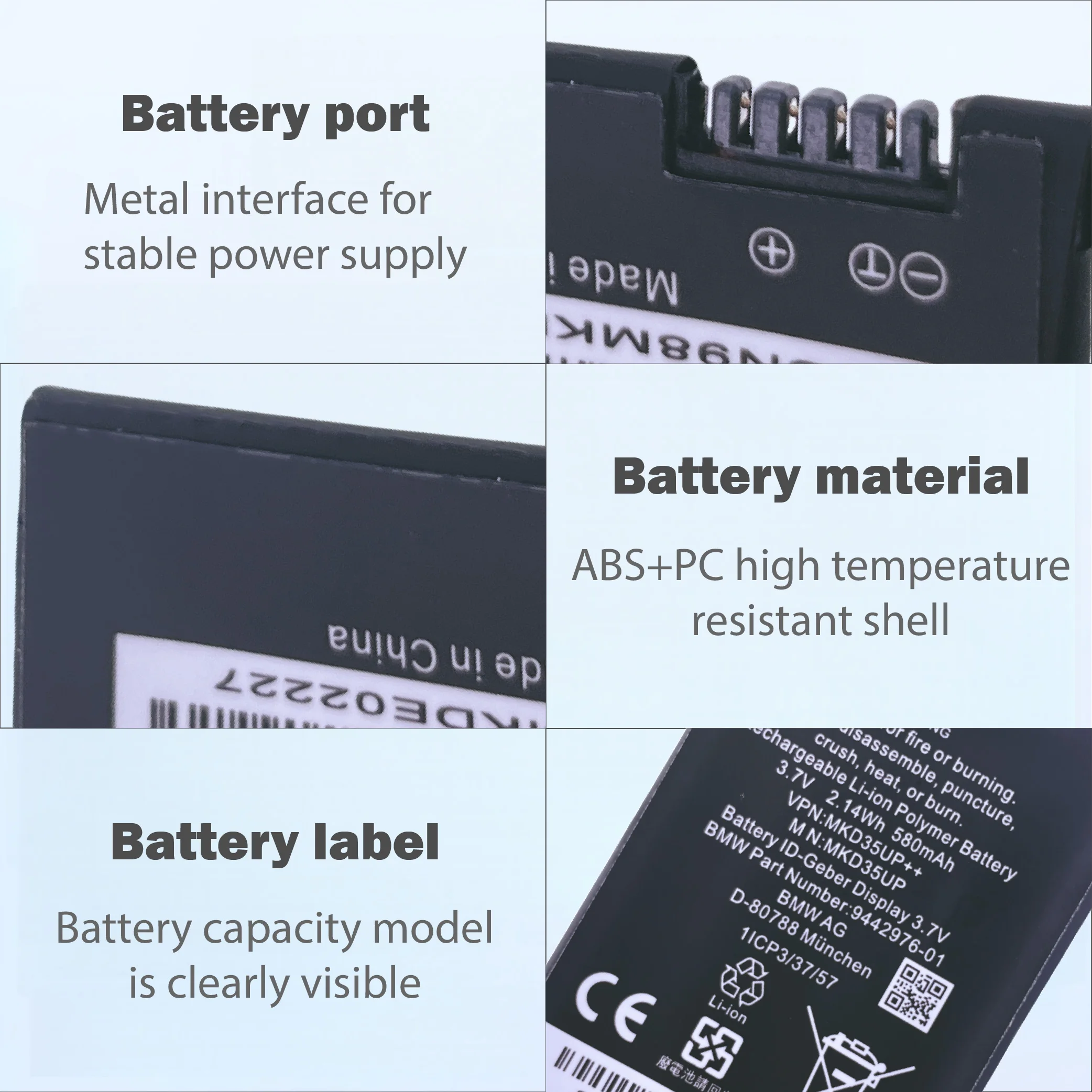 MKD35UP Replacement Car Battery for BMW 5/6/7/X3/X5/X6 Compatible with 530le 740 9442976-01 High Capacity & Reliable Performance