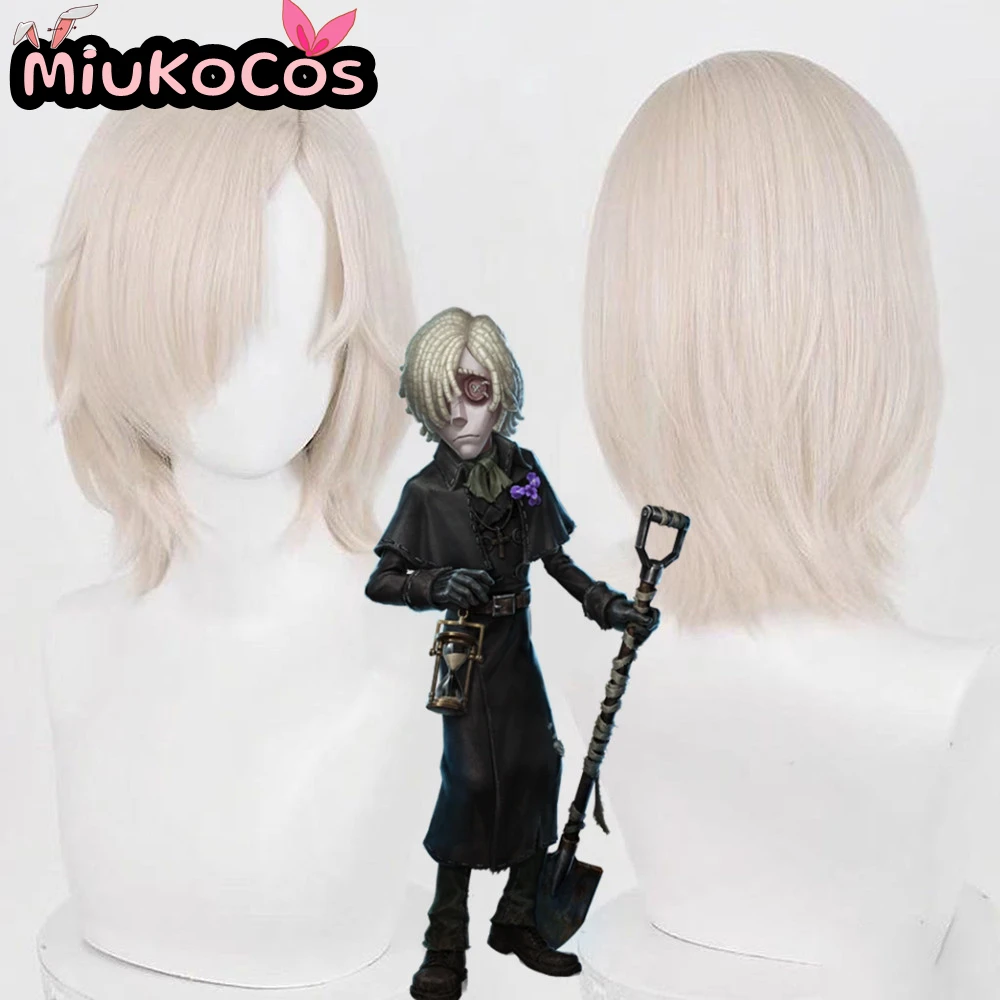 

В НАЛИЧИИ Эндрю Крейс Грейв Хранитель Косплей Парик MiukoCosplay Game Identity V Косплей