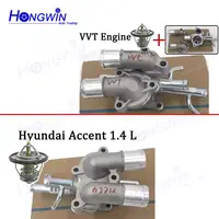 Conjunto de Carcasa de Termostato para Hyundai Elantra, Accent, Sonata, Tucson, Kia Rio 25620-26160 25631-23501 25620-26870 25631 26870