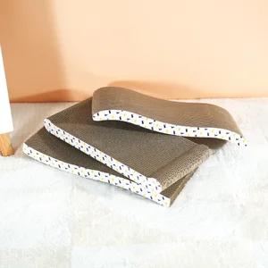 لوح خدش Cat ، صندوق من الورق المقوى للخدش الداخلي للقطط ، سرير قابل للانعكاس ومتين مع النعناع البري 8 صندوق عكسي رئيسي للكارت - No7