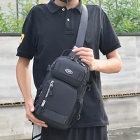 Riding Backpack for Men, Men's Chest Bag, Casual Men's Single Shoulder Bag, Lightweight and Large-Capacity Crossbody Bag 6