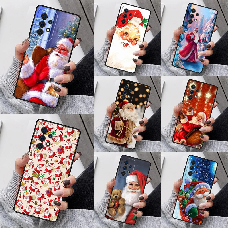 Weihnachten Weihnachtsmann Handyhülle für Samsung Galaxy S25 S23 S30 S8 S21 S20 FE S24 S22 Note 10 20 S8 Plus Lite Ultra