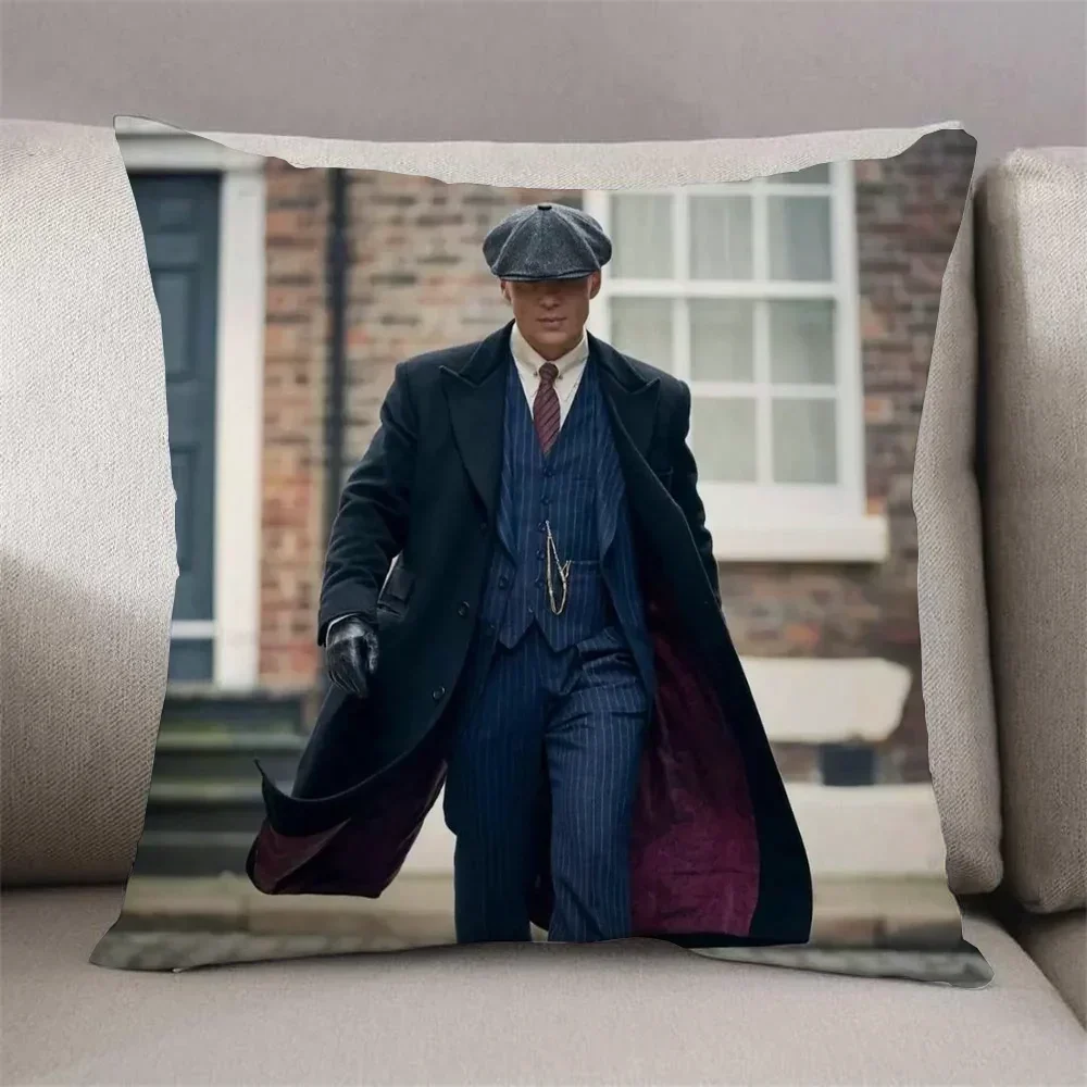 Tommy-Shelby Cushion Cover 45 × 45 Twin Size Bedding Pillowcases 40x40 Cushions for Living Room Couch Pillows Pillowcase 45*45