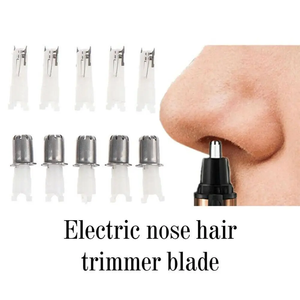 Replaceable Nose Hair Trimmer Blade Stainless steel Washable Nose Hair Trimmer Accessories Plastic