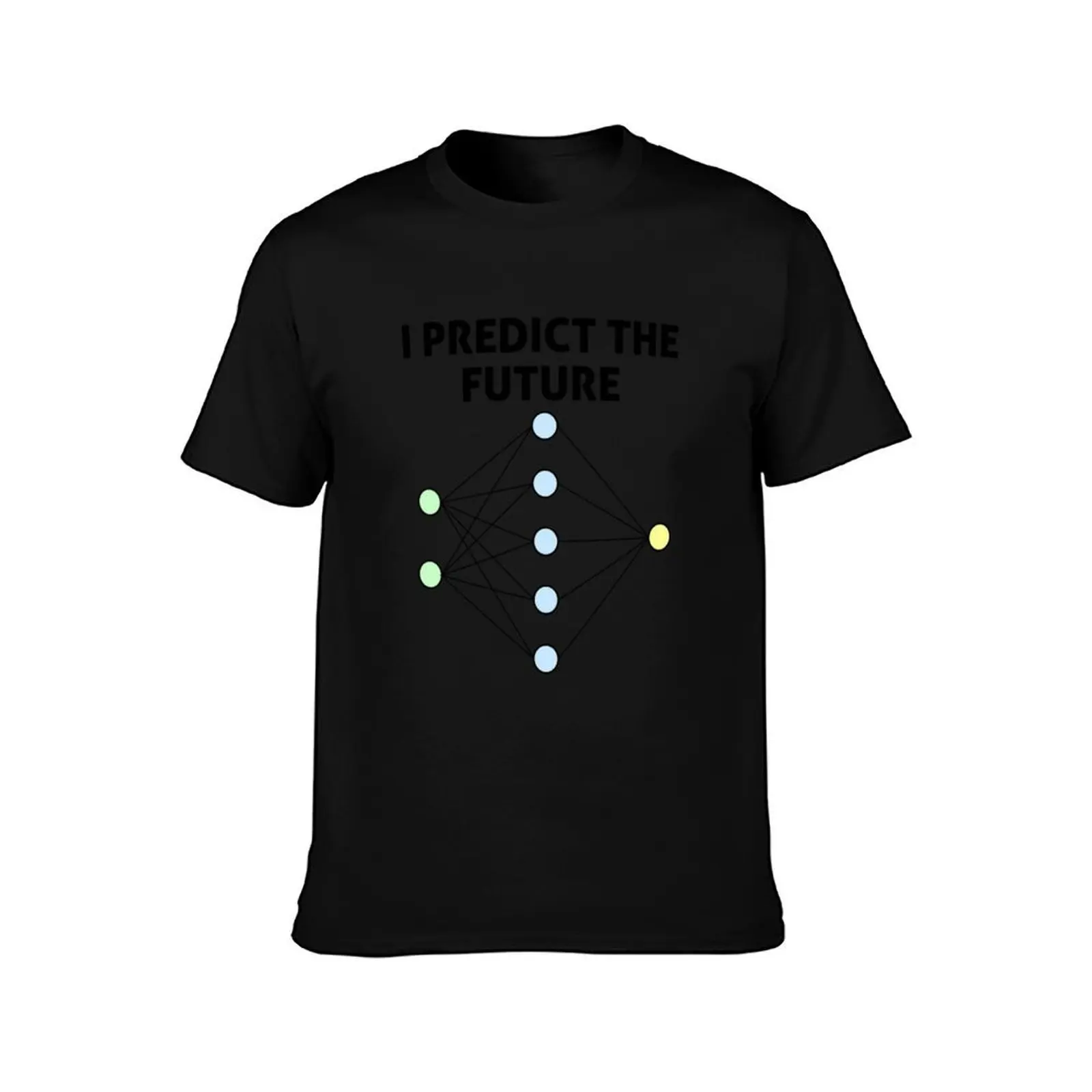 Neural Network Machine Learning Predict The Future Triblend 1738 T-Shirt Streetwear Print Tee Shirt