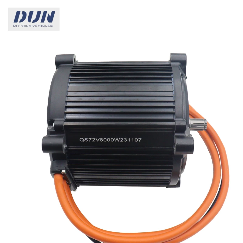 QS180 90H 8KW Peak 16KW Mid-Drive Electric Motor for electric light motorcycle