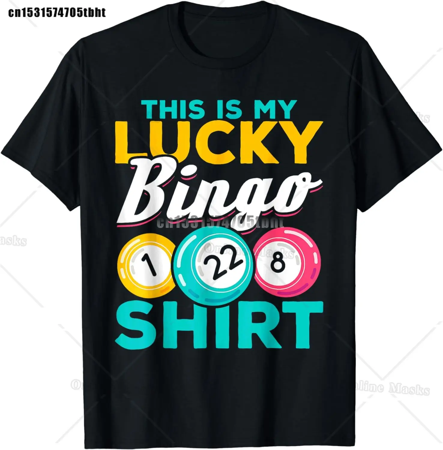 Crazy Bingo Lady Shirt Funny Lucky Bingo Shirt Player Hobby Gambling Bingo Queen T-Shirt Fashion Street Cotton Tops Tees