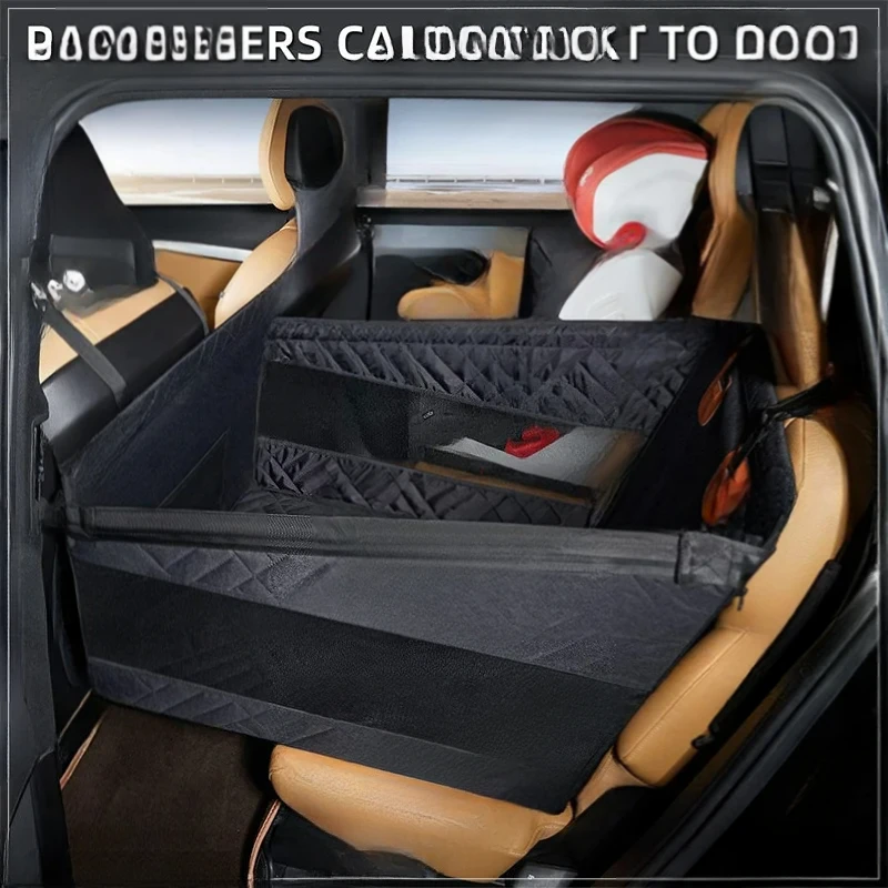 Pet , Rear Single Seat Car , Bottom With Hard Belt Net Blue Child Waterproof And Anti-Dirty Dog Pad