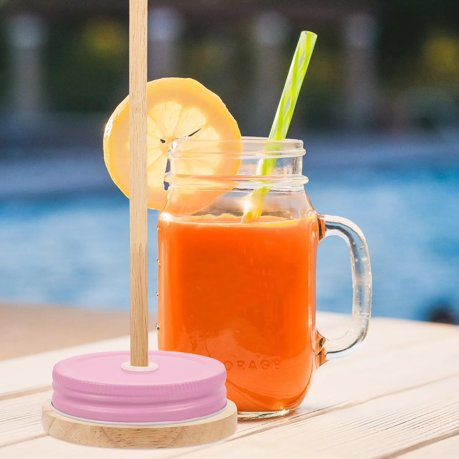 

Cup Lids Storage Rack Countertop Jar Lid Organizer Stand Multifunctional Holder for Kitchen Desktop Tumbler Lid Storage and