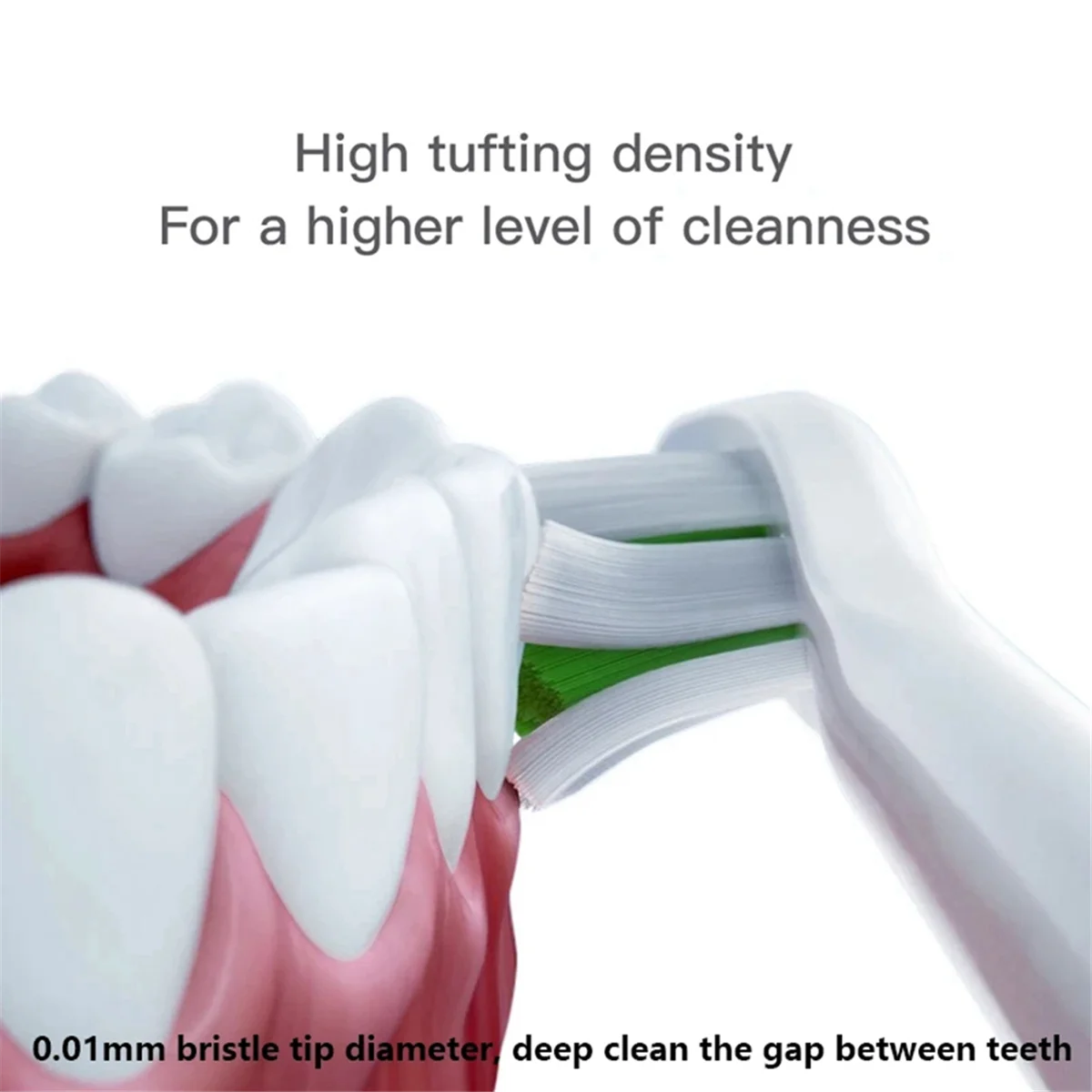 رؤوس فرشاة بديلة لـ SOOCAS ، فرشاة أسنان كهربائية محكمة الغلق ، وردي ، X3 ، X3Pro ، X3U ، X5 ، V1 ، D3 ، 10