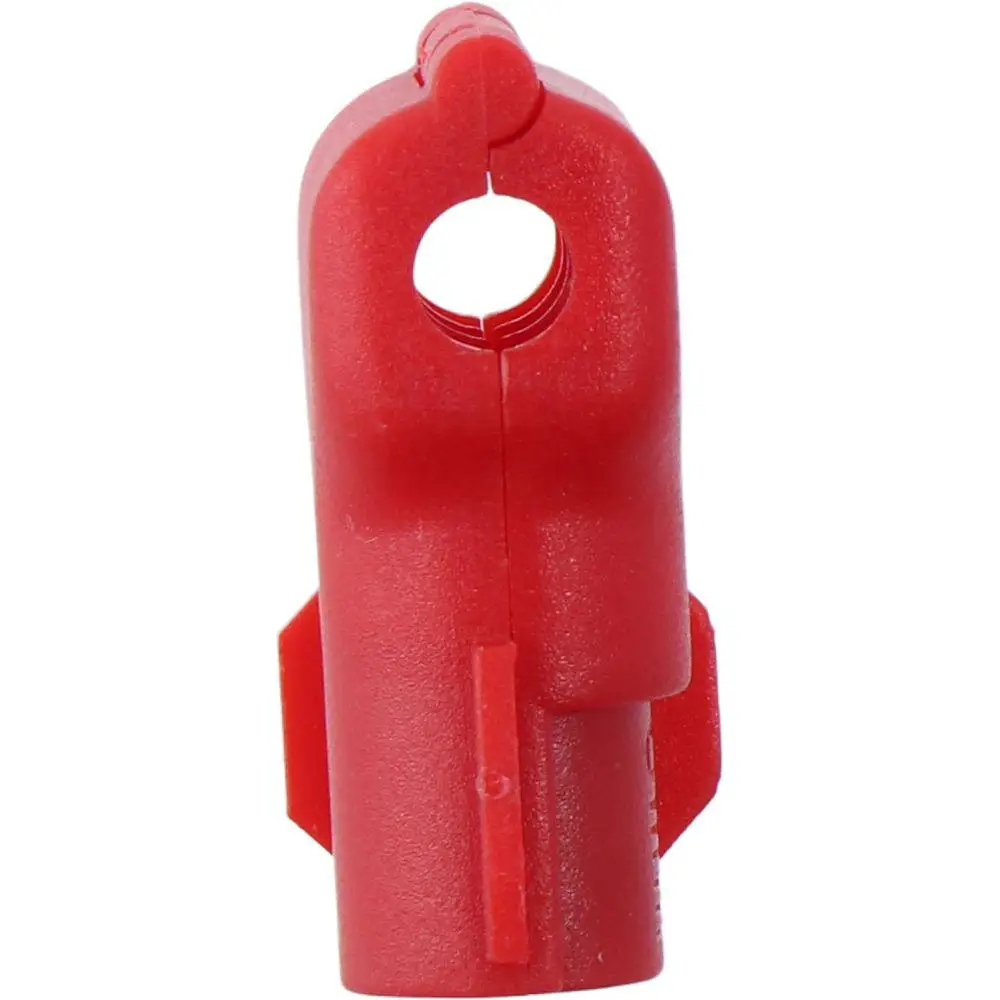 100PCS 6mm Plastic Anti-Theft Locks Red Peg Hook Stop Lock Pegboard Hook Lock Retail Shop Supermarket Black/Red 5mm