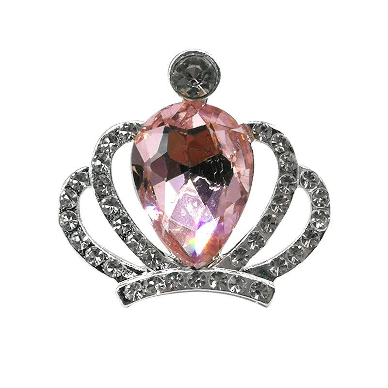 1/9 Stück rosa Krone Parfüm Designer Metall Schuh Charms Bling Fuchs Gans Luxus Schuh Dekoration Zubehör Pin Clog für Frauen Mädchen – Detail 8