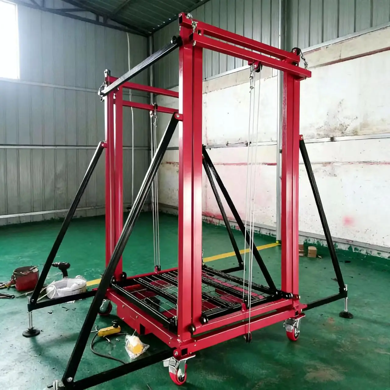 Customized Folding Portable Lift Platform, Mobile Scaffolding Platform Offering Various Models Of Electric Scaffold Lifts