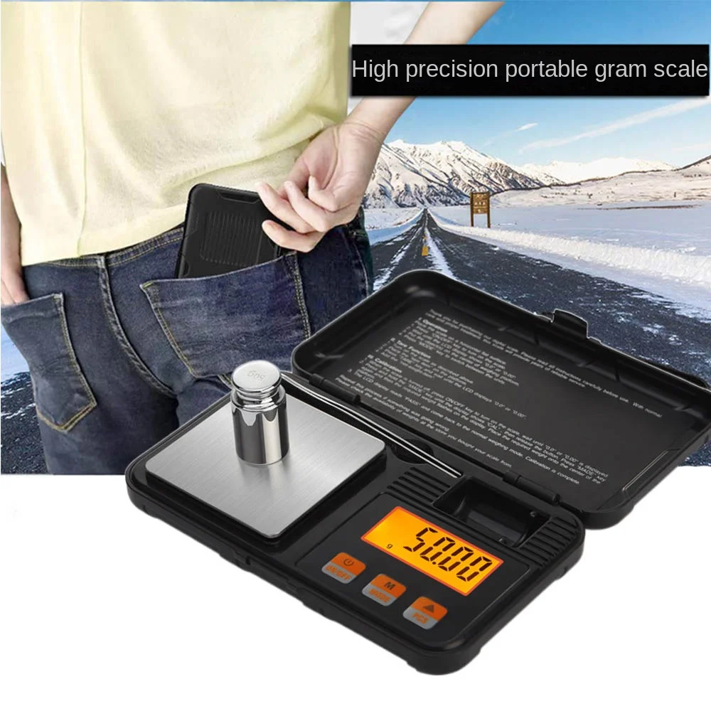 

Multifunction 200g/0.01g Jewelry Scale Digital High Precision Electronic Gram Scale Balance Smart Pocket Scale Measuring Tool